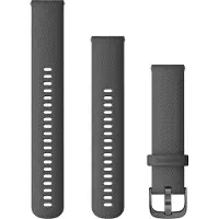 Garmin 010-12932-11, Band, Smartwatch, Schwarz, , Approach S40 Approach S40 and CT10 Bundle Forerunner 245 Forerunner 245 Music Forerunner 645..., Silikon