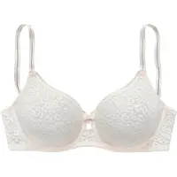 Nuance Minimizer-BH , Damen, Gr. 90, Cup F, rosa (rosé), Spitze, Obermaterial: 88% Polyamid, 12% Elasthan, BHs Minimizer-BH, mit Bügel aus schöner Allover-Jacquardspitze im angesagten Leo-Look