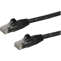 StarTech.com Schwarzes Cat6 Utp Patchkabel Ohne Snag 10m