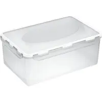 PLAST TEAM Vertriebs GmbH plast team Frischhaltedose Airtight 5,0 Liter transparent/weiß