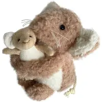 Egmont toys Kuschelige Plüschmaus „Camelia“ mit abnehmbarem Baby