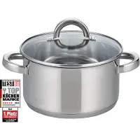Elo Fleischtopf BASIC "Opal", silber (edelstahlfarben), Ø:16cm, Töpfe, Fleischtopf, Induktion