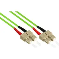 Varia LWL Patchkabel OM5 Duplex SC/SC, Multimode 3m, LSZH