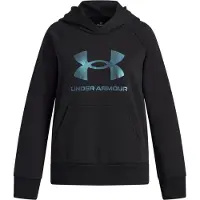 Under Armour Ua Rival Flc Shimmer Hdy - black, Größe:S