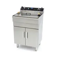 Maxima - Gastro Fritteuse - 35 l - 1 Korb - mit Ablasshahn - 400 V