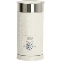 Adler AD 4495, Automatischer Milchaufschäumer/-wärmer, Beige, 130 ml, 300 ml, Heiß & Kalt, Tasten