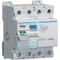 Hager FI-Schalter, 3P+N, 10kA, 63A, 300mA, Typ B, 1 Stk.