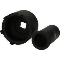 Ks Tools Nutmuttern-Schlüssel-Satz mit Führungsrohr für Mercedes, Ø 75 mm , 2-tlg - 460.5630