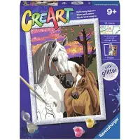Ravensburger Creart Serie D Pferde Bei Sonnenuntergang Malspiel