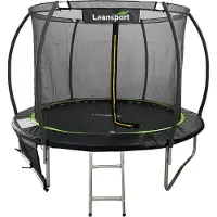 Usorteret LEAN Sport Max 10ft Trampolin Schwarz-Grün