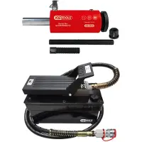 Ks Tools Hydraulik-Einheit 32t, mit Luft-Hydraulik-Pumpe, 9-tlg - 440.9996