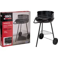 Progarden Holzkohlegrill ANDALUZJA – Rundgrill mit 37 cm Grillrost – Kompakter Gartengrill