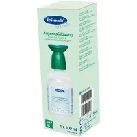 Gramm medical healthcare GmbH Actiomedic Eye Care Augenspülflasche mit Natriumchloridlösung 0,9 %, 500 ml im Einzelkarton