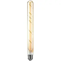 V-TAC VT-2005 Vintage Amber Tubular LED Filament Glühbirne 5W Е27 T30 2200K Sku 217142