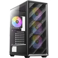 Antec AX85 ARGB PC Gehäuse Midi Tower Gaming ATX, schwarz
