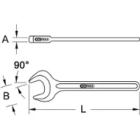 Ks Tools BRONZEplus Zugmaulschlüssel