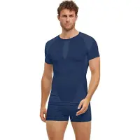 Falke Unterhemd W Shortsleeved Shirt Herren Space Blue-L