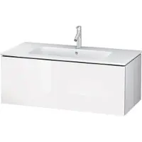 Duravit Waschtischunterbau L-CUBE 1020x481x400mm flannel grey seidenmatt