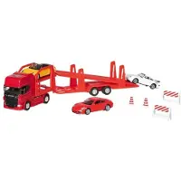 Goki Spielzeug Super Truck Autotransporter Scania V8 1:60-64 mehrfarbig