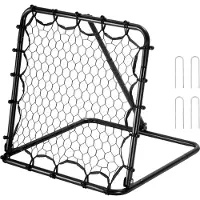 SucceBuy Fußball-Rebounder-Netz, 34 x 34 Zoll, tragbar und verstellbar für alle Altersgruppen – Verbessern Sie Ihre Fähigkeiten