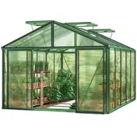 GFP 235 x 235 cm Gewächshaus, Standardfarbe Aluminium Natur | ohne Setangebot - (GFPV00148)