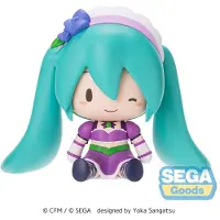 SEGA Up Charakter Vocal Serie 01: Hatsune Miku Fuwa Petit Chibi Hatsune Miku X Love And Berry Dress And Dance! Glitzernde Lila Mini Figur 8 Cm