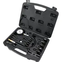YATO YT-7307, 0 - 70 bar, Schwarz, Edelstahl, Analog, 9,5 cm