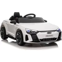 Leantoys Lean Elektrofahrzeug Audi E-Tron Gt Batterie Auto Qls-6888 Weiß Kinderauto Elektroauto