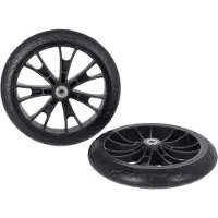 Hudora BigWheel 205, Kickroller-Rad, Schwarz, Polyurethan, 20,5 cm, Kugellager, 2 Stück(e)
