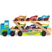 Melissa & Doug Wooden Vehicles Carrier 806254 Auto Tiy