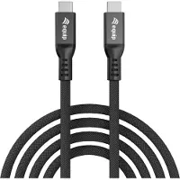 Equip USB 4 C auf C Kabel, 2m, PD240W, 8K/60Hz, 80 Gbit/s, Schwarz, 2 m, USB C, USB C, USB4 Gen 4x2, 80 Gbit/s, Schwarz