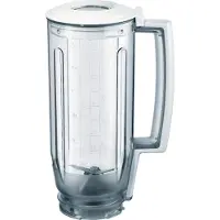 Bosch MUZ6MX3, Transparent, Weiß, Kunststoff, MUM6N15 MUM6N16 MUM6N22, 1,5 kg