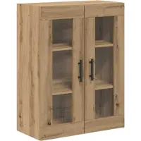 vidaXL Highboard 2 stk. Artisan-Eiche 69,5 x 34 x 180 cm Holzwerkstoff