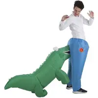 Creaciones Llopis Aufblasbares Dino Beißt Hintern Kostüm