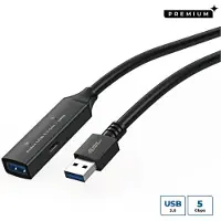 Microconnect USB3.0AAF5A, 5 m, USB A, USB A, USB 3.2 Gen 1 (3.1 Gen 1), Schwarz