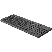 HP 225 Wireless Tastatur, Volle Größe (100%), Kabellos, RF Wireless, Plunger key switch, Schwarz
