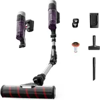Rowenta X-Force Flex 9.60 RH2047WO, 2-in-1-Stabstaubsauger, Beutellos, Schwarz, Violett, 0,44 l, Rechteckig, Trocken