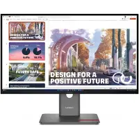 Lenovo ThinkVision P27QD-40 Monitor, 68,6 cm (27"), 2560 x 1440 Pixel, Quad HD, LED, 6 ms, Schwarz