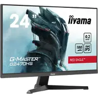 Iiyama G-MASTER G2470HS-B1, 60,5 cm (23.8"), 1920 x 1080 Pixel, Full HD, LCD, 0,2 ms, Schwarz
