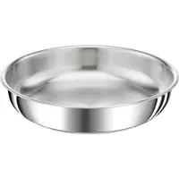 Tefal L97204, Allzweckpfanne, Edelstahl, Edelstahl, Edelstahl, Abnehmbar, Keramik, Gas, Halogen, Induktion
