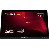 Viewsonic TD1630-3, 39,6 cm (15.6"), 1366 x 768 Pixel, HD, LCD, 12 ms, Schwarz