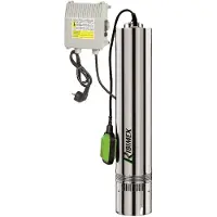 Ribimex PRPVC752/43F - Tauchpumpe für Brunnen - 750 W - Klarwasser