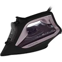 Rowenta DW4345, Dampfbügeleisen, Edelstahl-Bügelsohle, 200 g/min, Schwarz, Rose, 40 g/min, 0,25 l