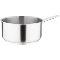 Vogue Edelstahl Stieltopf 5 Liter 24Cm