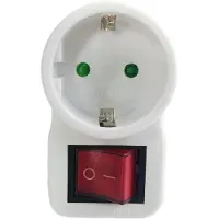 Microconnect GRUTIMER2, 1 AC-Ausgänge, C7-Koppler, 230 V, C4-Koppler, Weiß, 90 g