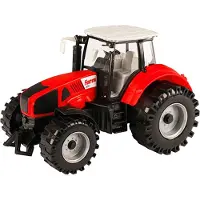 Toi-Toys Traktor mit Friktion 19 cm rot schwarz