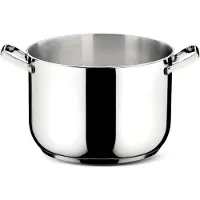 Lagostina 7115004609, Edelstahl, Aluminium, Edelstahl, Edelstahl, Edelstahl, Ergonomisch, Keramik, Gas, Halogen, Induktion, Versiegelte Platte