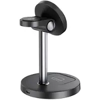 XO Xocx038bk Drahtloses Ladegerät Silber Silber One Size