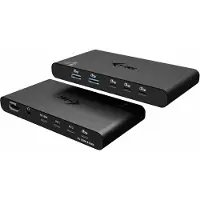 ITEC i-tec KVM Docking Station HDMI for 2 hosts, Power Delivery 2x 100W, Kabelgebunden, USB 3.2 Gen 1 (3.1 Gen 1) Type-C, 100 W, Schwarz, 3840 x 2160 Pixel, 60 Hz