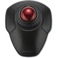 Kensington Orbit Wireless Trackball mit Scroll-Ring - schwarz, Beidhändig, Schwarz